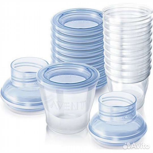 Набор контейнеров для хранения молока avent