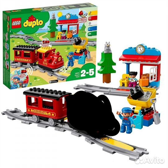 Lego Duplo 10875 Грузовой поезд