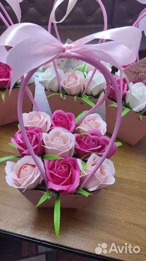 Розы из мыла к 8 марта