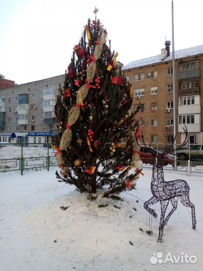 Новогоднее украшение домов