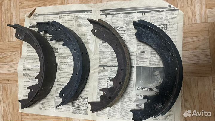 Колодки тормозные задние на бычок