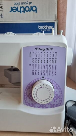 Швейная машинка brother vitrage m79