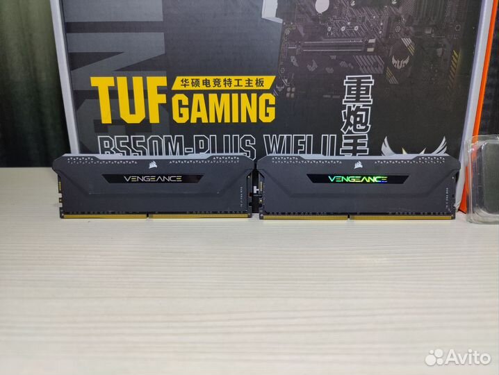 Комплект Ryzen 5 5600x+b550+32gb ddr4+кулер