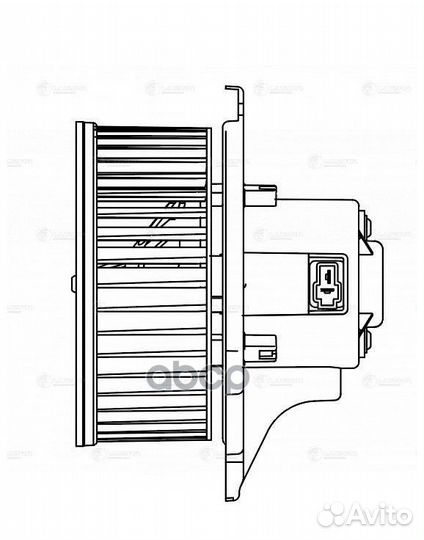 Э/вентилятор отоп. LFH0860 luzar
