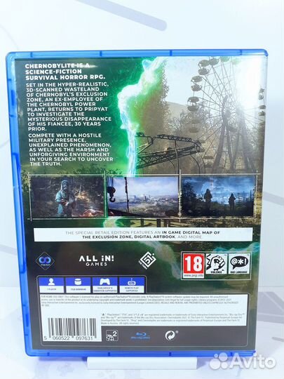 Диск для PS4 Chernobylite Новый с гарантией