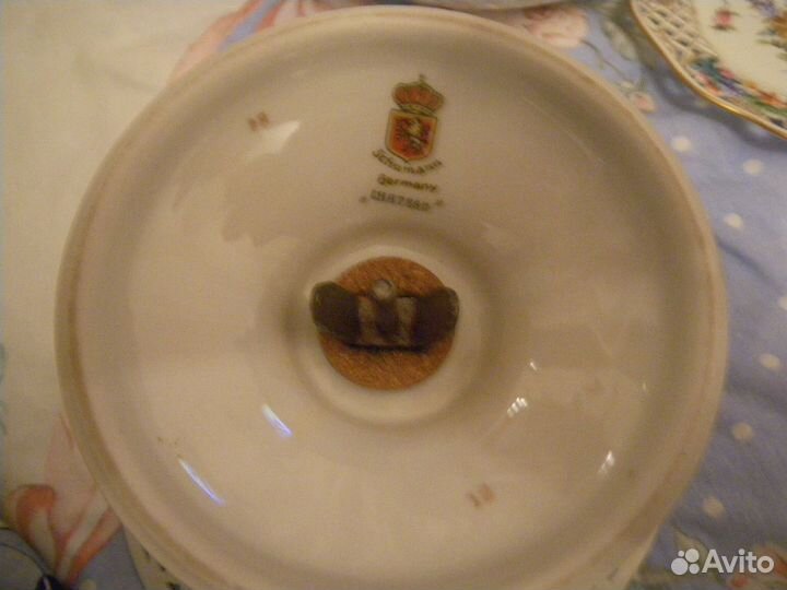 Ваза для фруктов на ножках (съёмная) Шуман Бавария