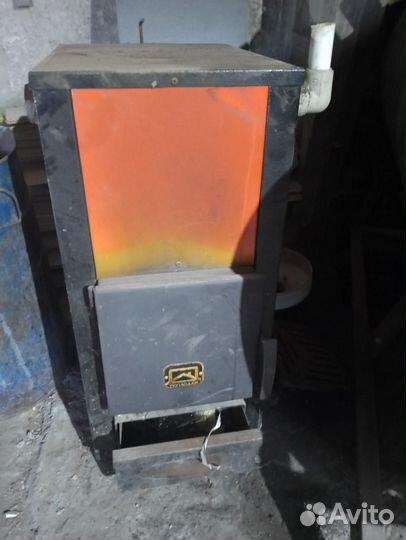 Печь газово-дровянная
