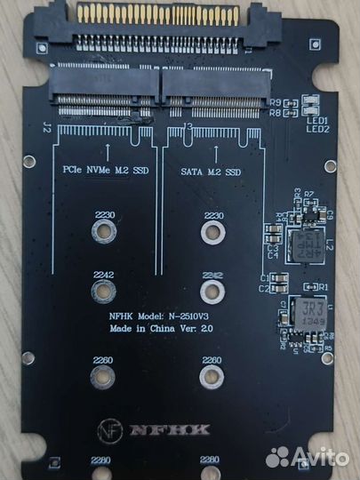 Адаптер nfhk N-2510V3 SSD M.2 / U2 SFF-8639