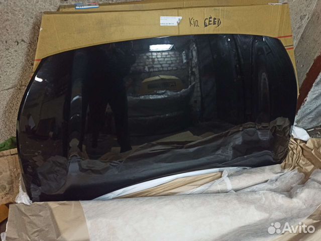 Капот на KIA ceed 2 JD черный новый