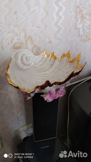 Фарфоровая ваза-конфетница.СССР