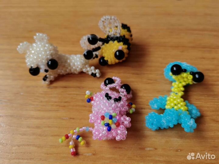 Фигурки из бисера