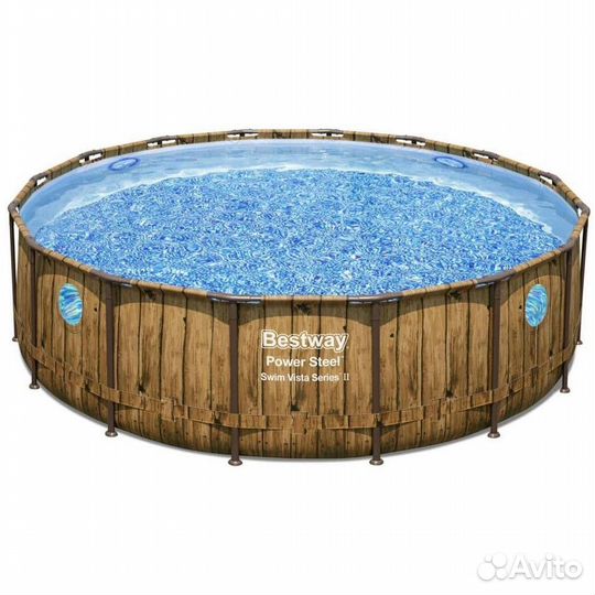 Каркасный бассейн Power Steel 488х122см 