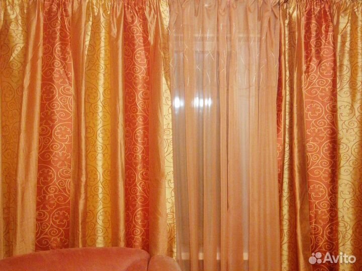 Шторы+тюль