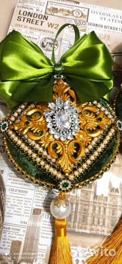 Елочные игрушки Ручной работы