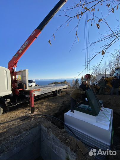 Грузоперевозки кран борт