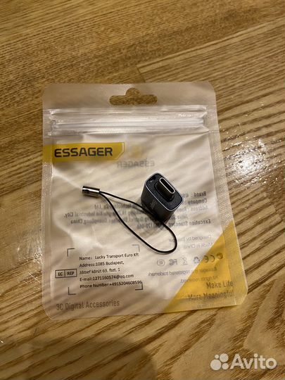 Адаптер Essager USB 3.0 Type-C
