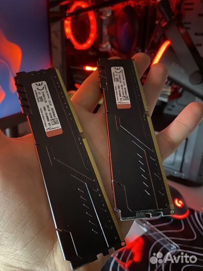 Оперативная память hyper fury ddr4 16