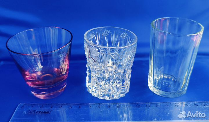 Стаканы стопки хрусталь СССР винтаж