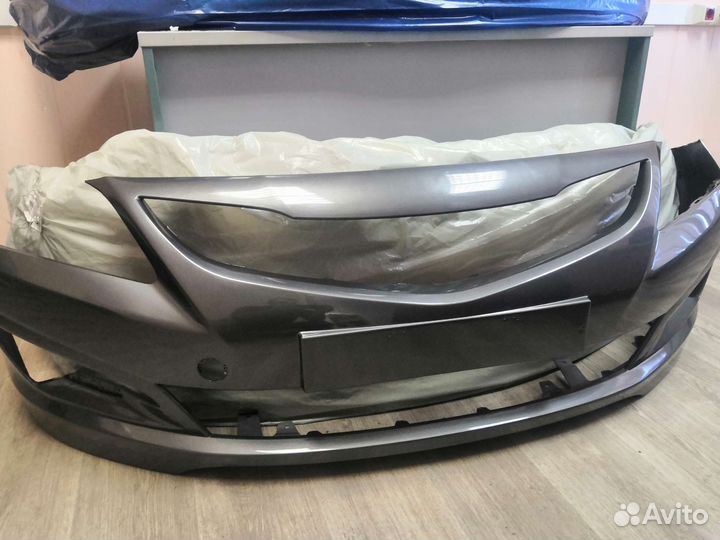 Бампера на Hyundai Solaris 14-17г