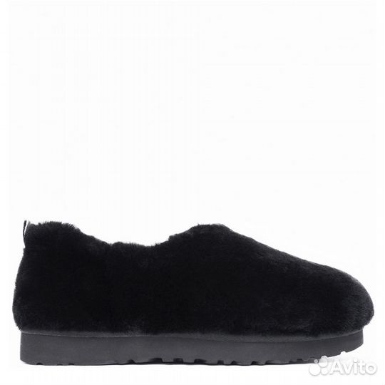 Угги Ugg Hailey Fluff Slippers Black