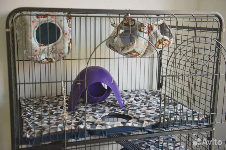Большая клетка для шиншилл, попугая, хорька, дегу