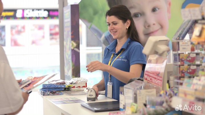 Кассир в супермаркет вв