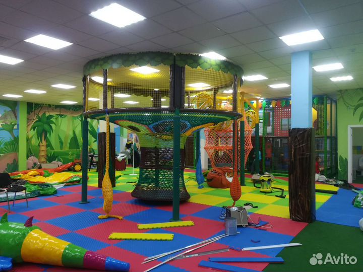 Монтаж детских игровых комплексов