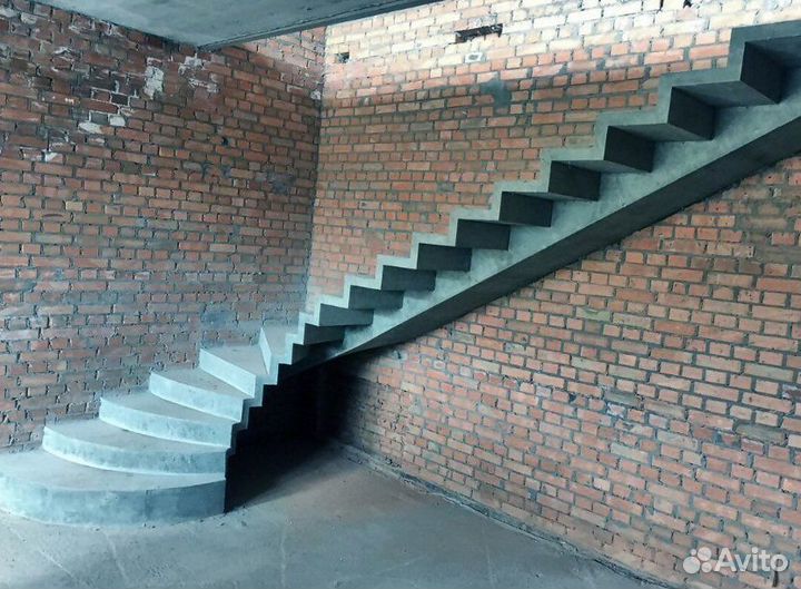 Монолитные бетонные лестницы