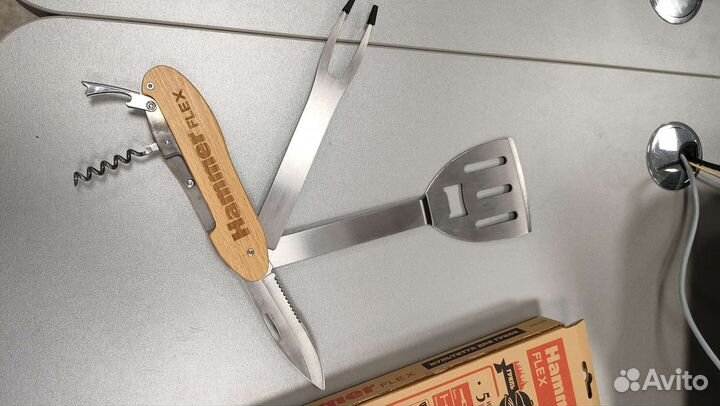 Мультитул для гриля новый 5 в 1 Hammer flex