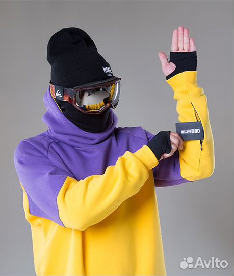 Толстовка худи сноубордическая горнолыжная NM4