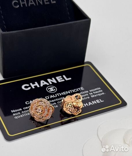 Серьги chanel