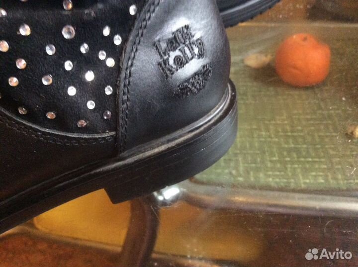 Кожаные сапожки Италия