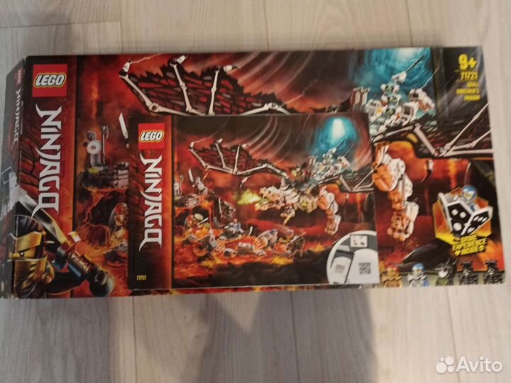 Lego ninjago дракон скелет 71721