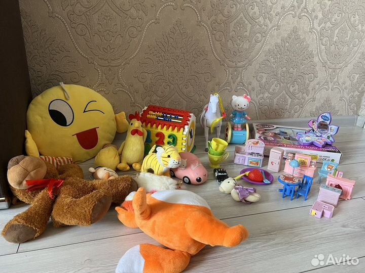 Игрушки пакетом для девочки