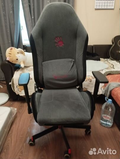 Компьютерное кресло Bloody GC-420 игровое, обивка: