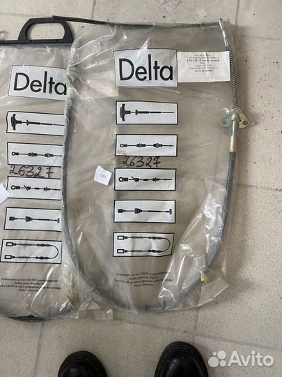 Трос привода ручного тормоза Газель