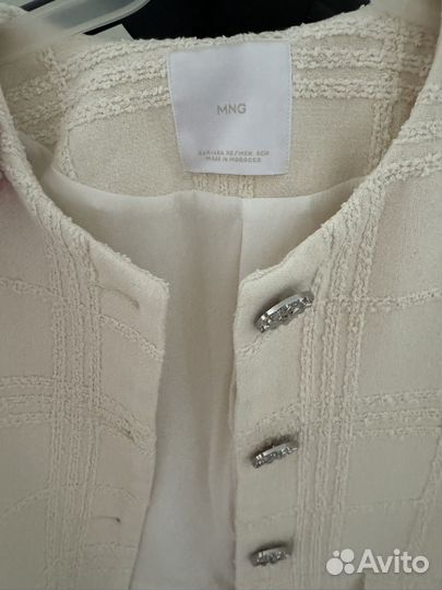 Твидовый жакет mango