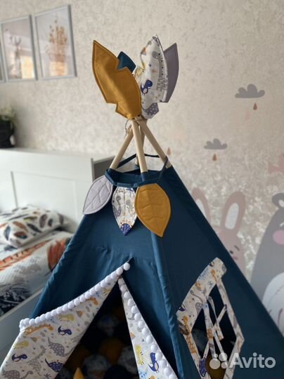 Игровая палатка детский шалаш вигвам