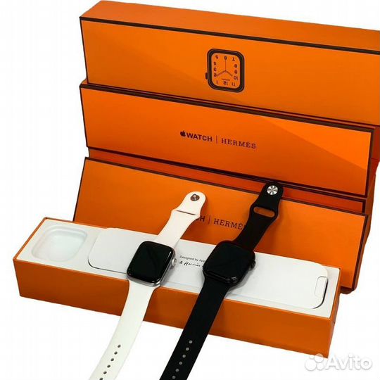 Часы Hermes 45мм Черный