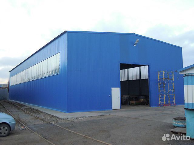 Ангары из проф листа