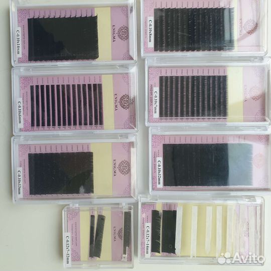 Ресницы и материалы для наращивания и ламинировани