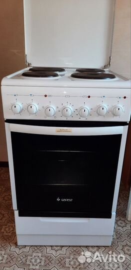 Плита электрическая бу с духовкой gefest