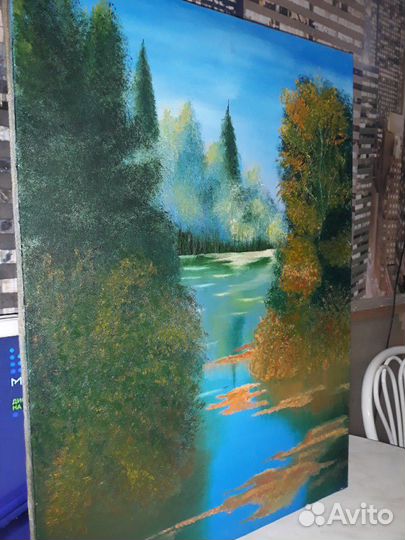 Картина холст масло 50х70