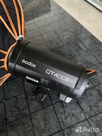 Вспышка студийная Godox QT400iiim высокоскоростная