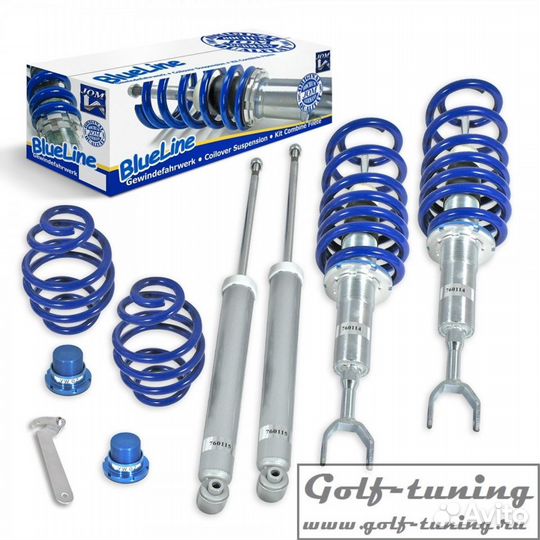 Audi A6 C5,4B 97-04 Винтовая подвеска JOM Blueline