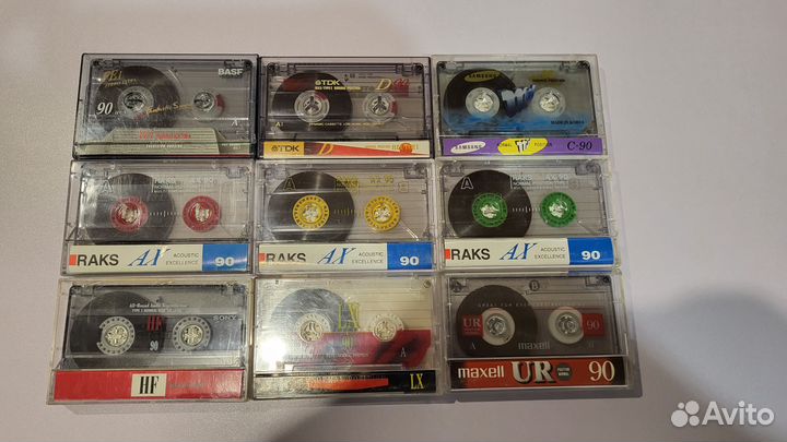 Аудиокассеты Sony Basf TDK Maxell