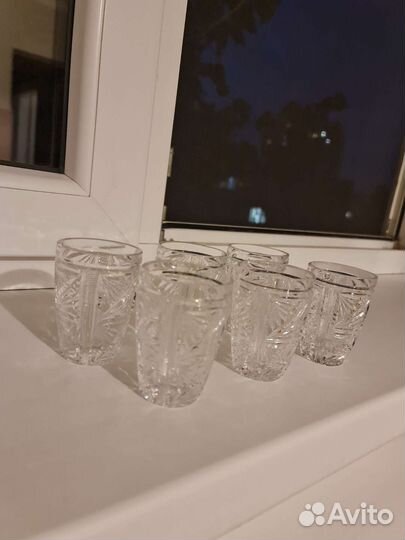 Рюмки хрустальные СССР