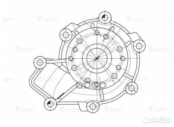 Насос водяной для ам SsangYong Musso (93),Kora
