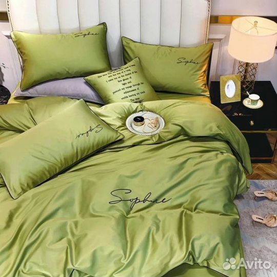 Двуспальное евро семейное постельное белье