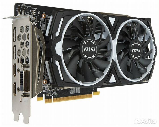 Видеокарта MSI Radeon RX 580 Armor 8G OC